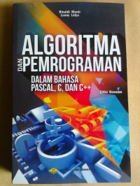 Algoritma dan Pemrograman Dalam Bahasa Pascal,C Dan C++